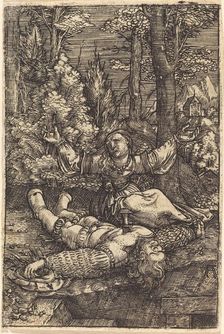 Pyramus and Thisbe, c. 1515/1518. Creator: Albrecht Altdorfer