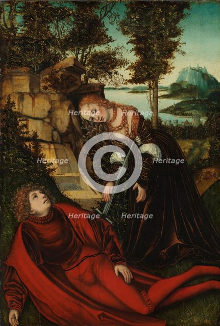 Pyramus and Thisbe, ca 1515-1520.
