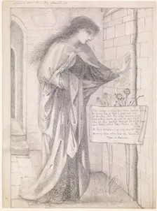 Pyramus and Thisbe - Thisbe, 1864. Creator: Sir Edward Coley Burne-Jones