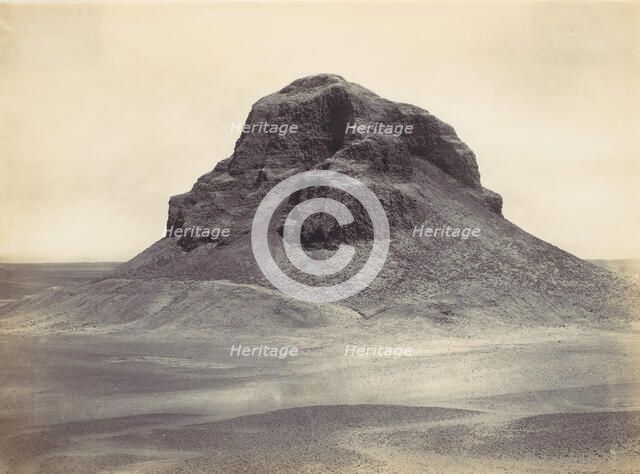 Pyramid at Dahshûr, ca. 1857. Creator: Francis Frith.
