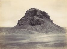 Pyramid at Dahshûr, ca. 1857. Creator: Francis Frith