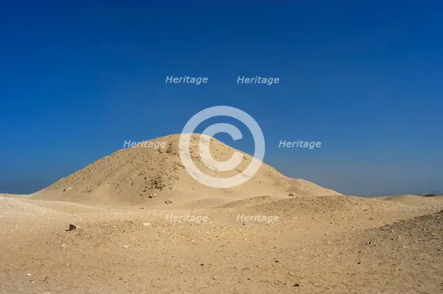 Pyramid of Teti, Saqqara, Egypt, Old Kingdom, 6th Dynasty, 2301-2291 BC (2003). Creator: Unknown.