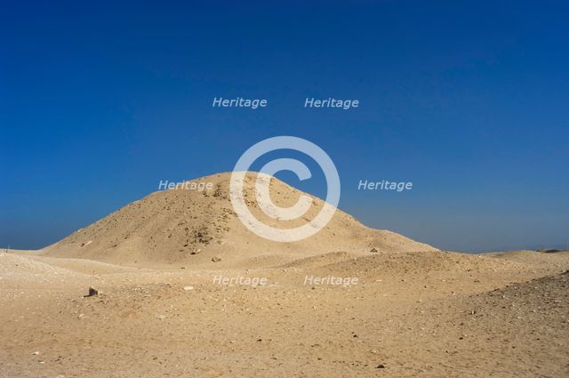 Pyramid of Teti, Saqqara, Egypt, Old Kingdom, 6th Dynasty, 2301-2291 BC (2003). Creator: Unknown.