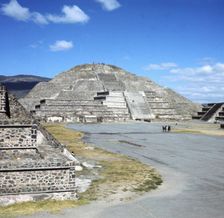Pyramid of the Moon at the Teotihuacan ruins