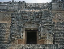 Pyramid of the Magician, Uxmal city, Yucatan, Mexico, Mayan, Classical period, 1998. Creator: Unknown