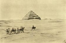 Pyramid of Djoser at Saqqara, near Cairo, Egypt, 1898. Creator: Christian Wilhelm Allers