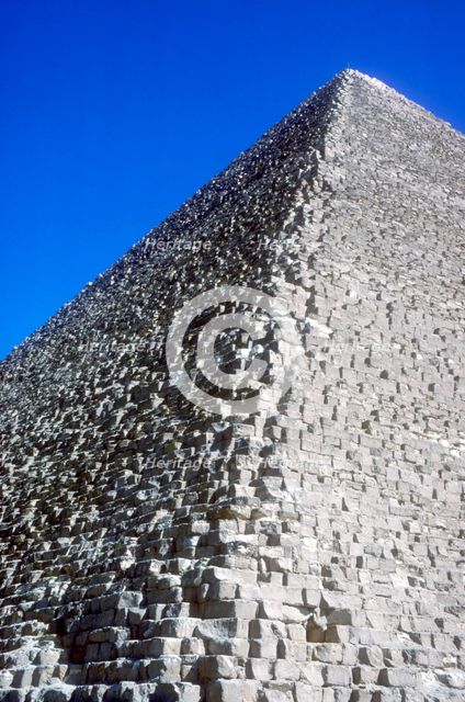 Pyramid of Khufu (Cheops), 4th Dynasty, 26th century BC. Artist: Unknown
