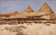 Pyramids 1881. Creator: Arthur Melville