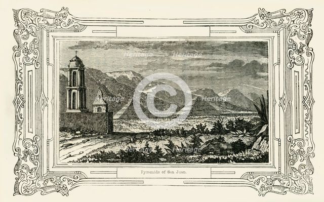 'Pyramids of San Juan', 1849. Creator: Unknown.