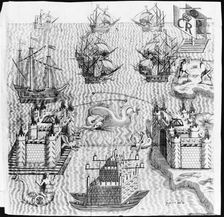 Pyrotchnia or a Discourse of Artificial Fire-Works, A Short Treatise of Geometrie, 1635. Creator: John Babington