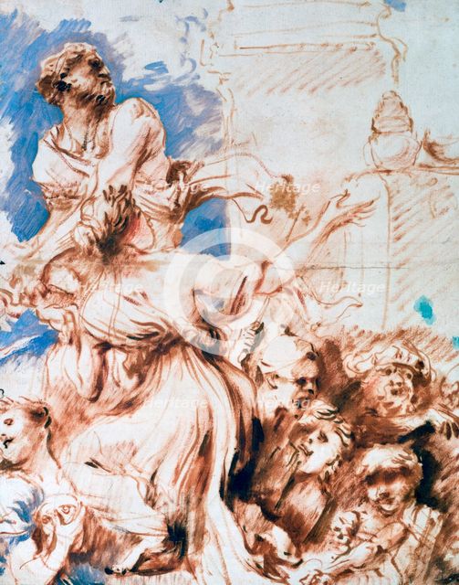'Pyrrha', c1635-1670. Artist: Giovanni Benedetto Castiglione