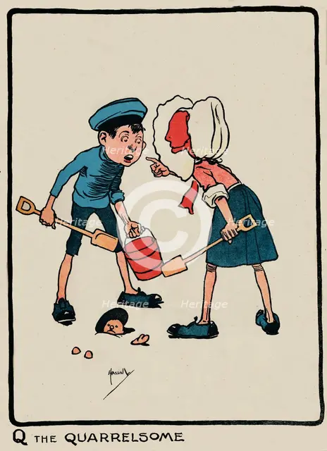 'Q the Quarrelsome', 1903. Artist: John Hassall.