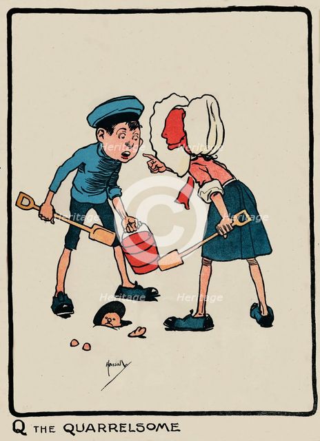 'Q the Quarrelsome', 1903. Artist: John Hassall.
