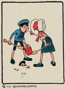 Q the Quarrelsome 1903. Artist: John Hassall