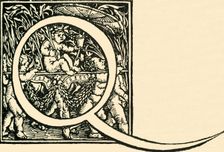 Q - An Alphabet by Hans Weiditz c1520-1521, (1908). Creator: Hans Weiditz