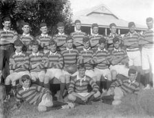 Q.A.C. 1907 football team, 1907. Creator: Robert Augustus Henry L'Estrange