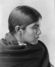 Qahatika girl, c1907. Creator: Edward Sheriff Curtis