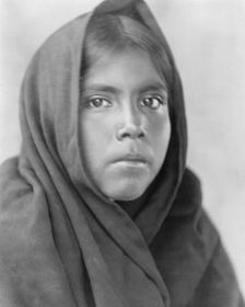 Qahatika maiden, c1907. Creator: Edward Sheriff Curtis