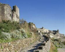 Qalaat al-Marqab (Castle of the Watchtower), Syria, 2001. Creator: LTL