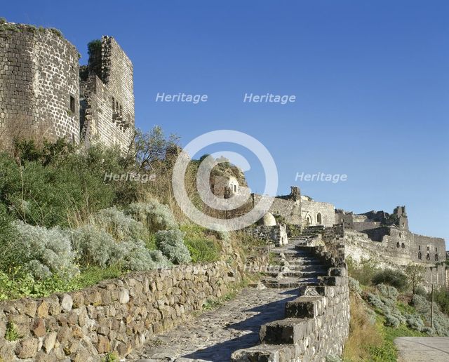 Qalaat al-Marqab (Castle of the Watchtower), Syria, 2001.  Creator: LTL.