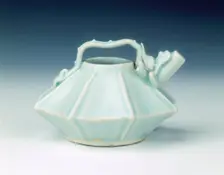 Qingbai water dropper with dragon-headed spout, Yuan dynasty, China, first half of 14th century. Creator: Unknown