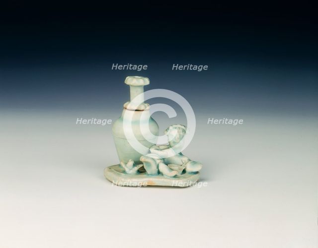 Qingbai water dropper, Yuan dynasty, China, 1279-1368. Creator: Unknown.