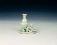 Qingbai water dropper, Yuan dynasty, China, 1279-1368. Creator: Unknown