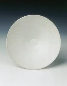 Qingbai bowl with moulded peony sprays, Southern Song dynasty, China, 12th-13th century. Creator: Unknown