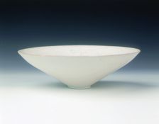 Qingbai bowl with moulded peony sprays, Southern Song dynasty, China, 12th-13th century