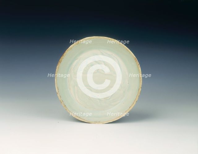 Qingbai dish with cranes, Southern Song dynasty, China, 12th century. Creator: Unknown.