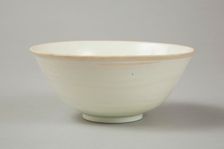 Qingbai glazed deep bowl, Yuan dynasty (1279-1368). Creator: Unknown