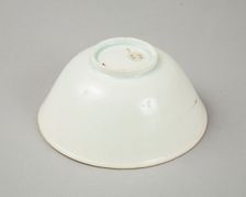 Qingbai glazed deep bowl, Yuan dynasty (1279-1368). Creator: Unknown