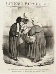 Qu'allons-nous devenir, Seigneur dieu? qu'est ce qui soutiendra le pauvre monde..., 1836. Creator: Honore Daumier