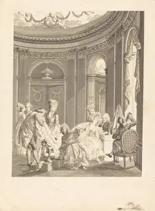 Qu'en dit l'Abbé?, 1788. Creator: Nicolas Delaunay