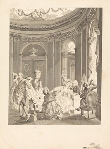 Qu'en dit l'Abbé?, 1788. Creator: Nicolas Delaunay