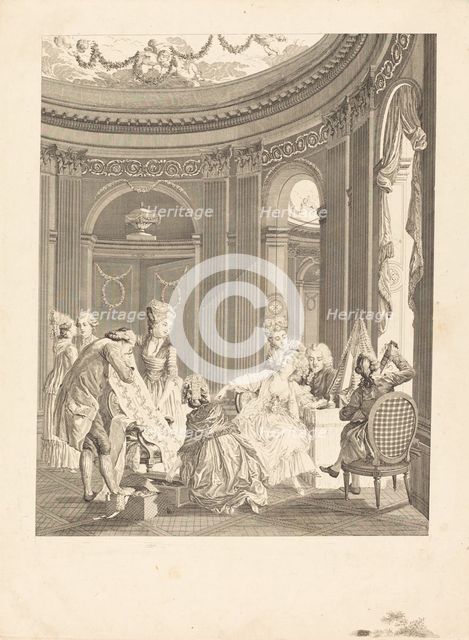 Qu'en dit l'Abbé?, 1788. Creator: Nicolas Delaunay.