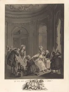 Qu'en dit l'Abbé?, 1788. Creator: Nicolas Delaunay