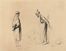 - Qu'est-ce vous voulez? - Les "louis" de 1871, c. 1914/1919. Creator: Jean Louis Forain