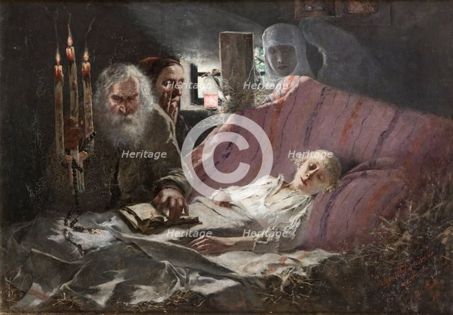Quack Doctor, 1895. Creator: Lucjan Wedrychowski.
