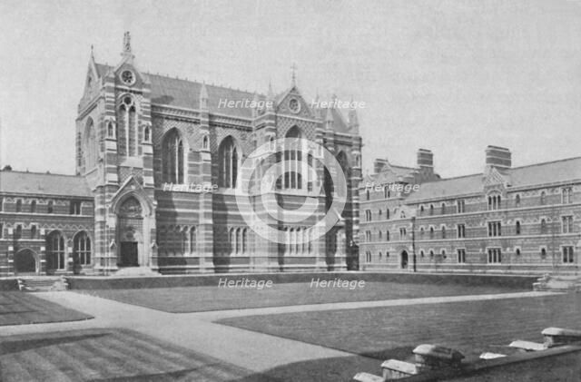 'Quadrangle, Keble College, Oxford', 1904. Artist: Unknown.