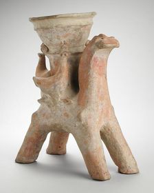 Quadraped with Bowl and Three Cockerels, 2nd century. Creator: Unknown