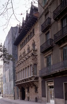 Quadras Palace built in 1906, designed by Josep Puig i Cadafalch