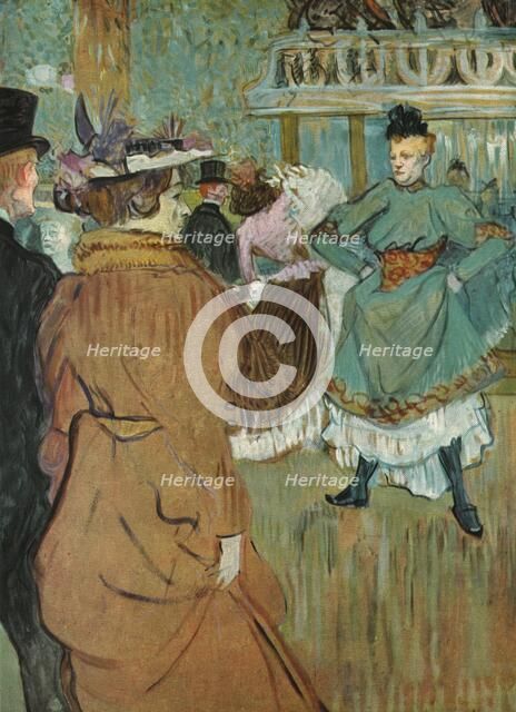 'Quadrille at the Moulin Rouge', 1892, (1952).  Creator: Henri de Toulouse-Lautrec.