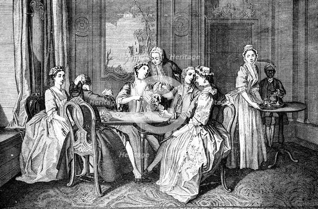 'Quadrille, le Quadrille', 1743.Artist: Truchy