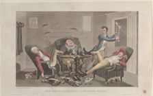 Quae Genus Attends on a Sporting Finale, from "The History of Johnny Quae Genu..., December 1, 1821. Creator: Thomas Rowlandson