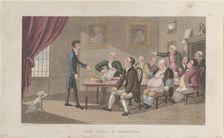 Quae Genus & Creditors, from "The History of Johnny Quae Genus, The Little Fou..., December 1, 1821. Creator: Thomas Rowlandson