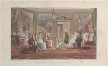 Quae Genus Gives a Grand Party, from "The History of Johnny Quae Genus, The Li..., February 1, 1822. Creator: Thomas Rowlandson