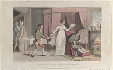 Quae Genus in the Service of a Miser, from "The History of Johnny Quae Genus, T..., October 1, 1821. Creator: Thomas Rowlandson