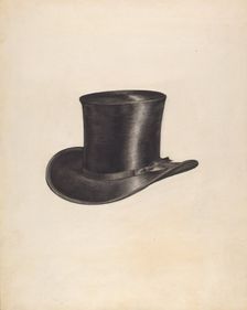Quaker Man's Hat, c. 1938. Creator: Henry De Wolfe