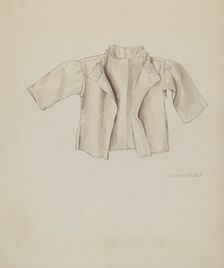 Quaker Baby Shirt, c. 1937. Creator: Lillian Causey